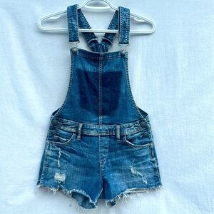 Silver Jeans Distressed Shortall Coveralls!